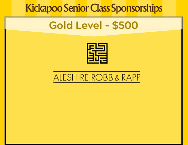 2025 Senior Class Gold Sponsorship